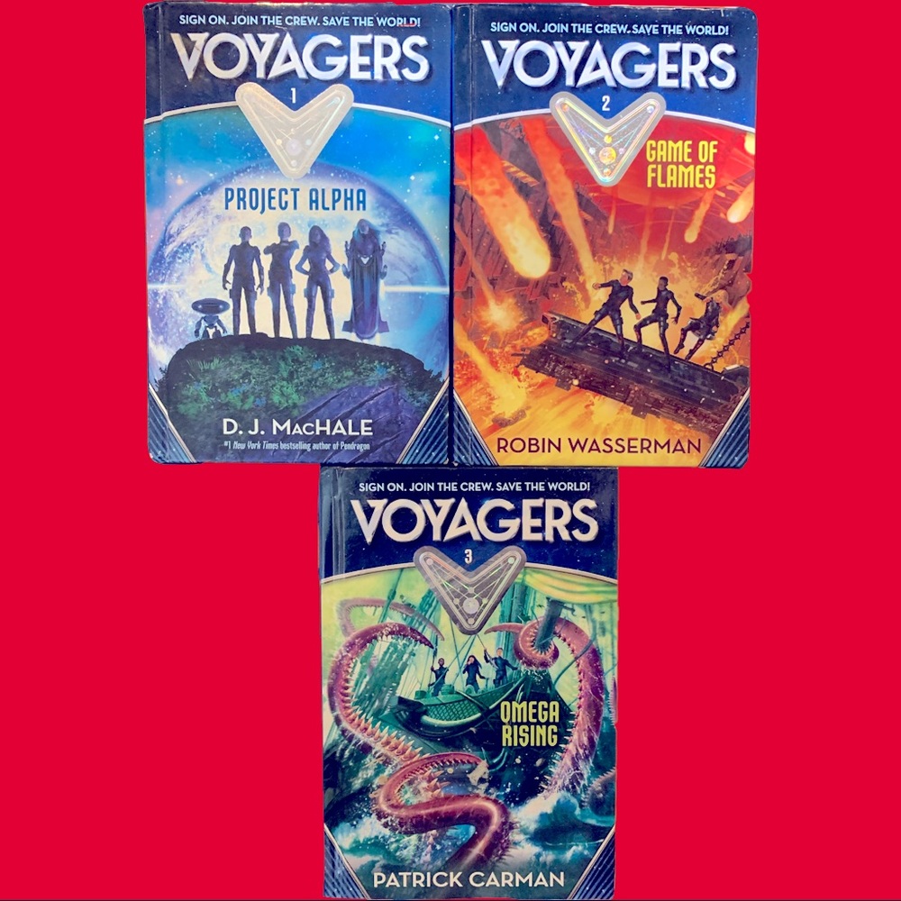 “Voyagers” book bundle.